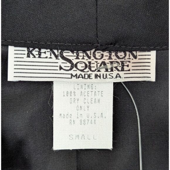 VTG 90s USA Kensington Square Women's S Abstract Blazer Single Button NWT - Picture 5 of 6